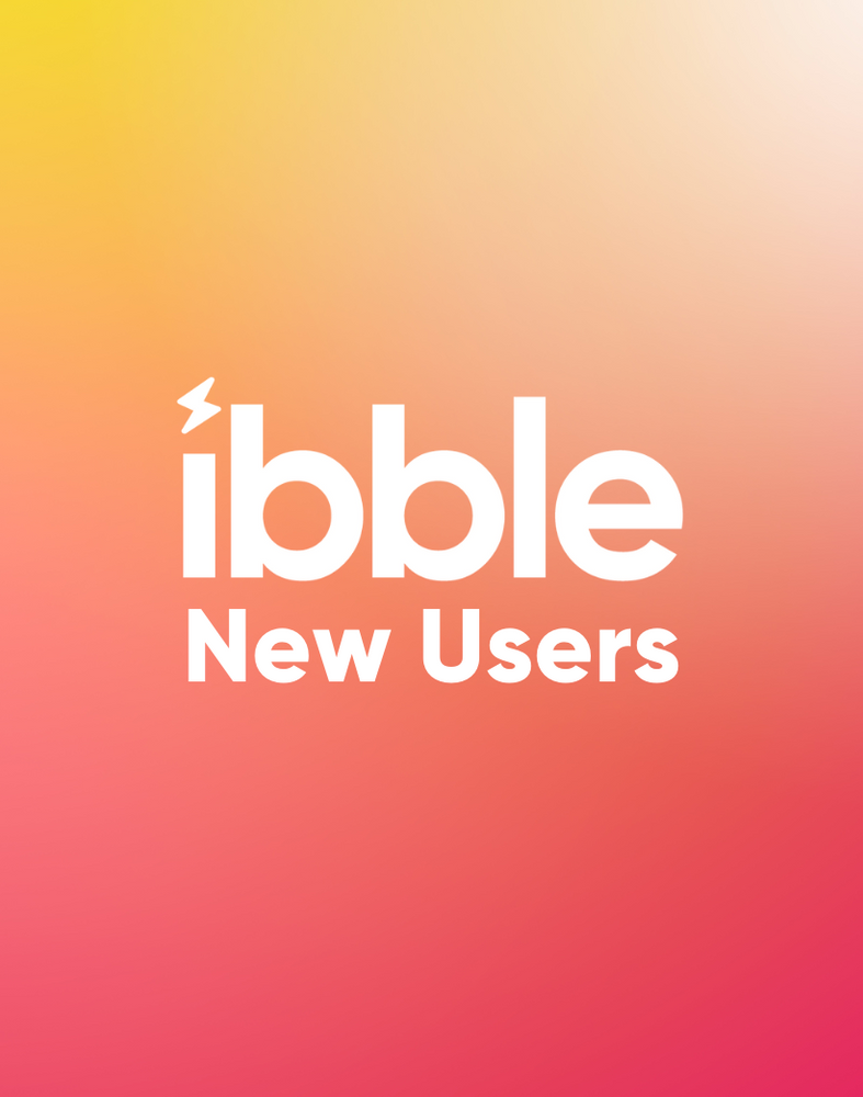 ibble New Users